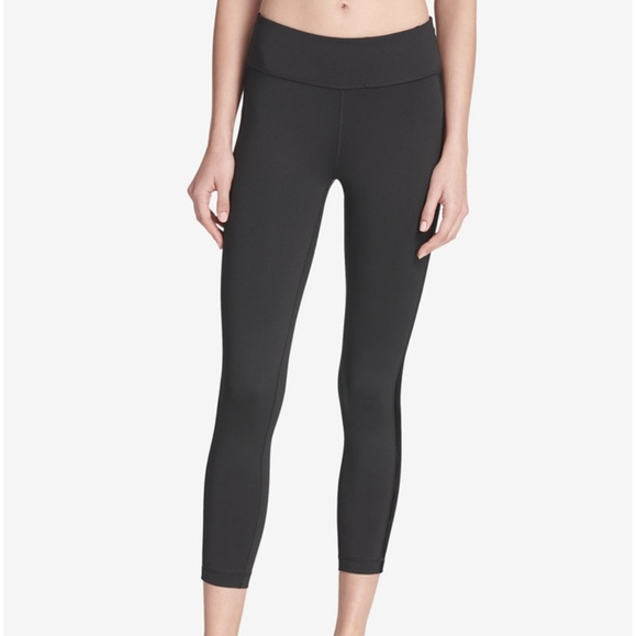 DKNY Sport Velvet-Stripe Ankle Leggings - Picture 7 of 8